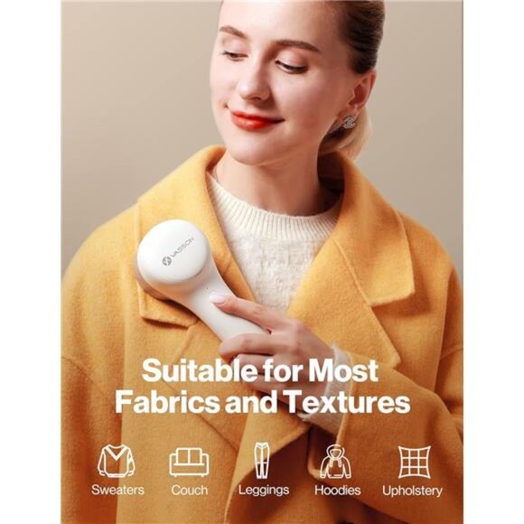 Fabric Shaver, Sweater Shavers to Remove Pilling,High-Perf Defuzzer,Rechargeable - Picture 3 of 6